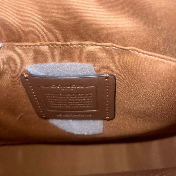 Pink Coach Dempsey File Bag In Signature Jacquard with A Matching Wallet NWT - Picture 6 of 10